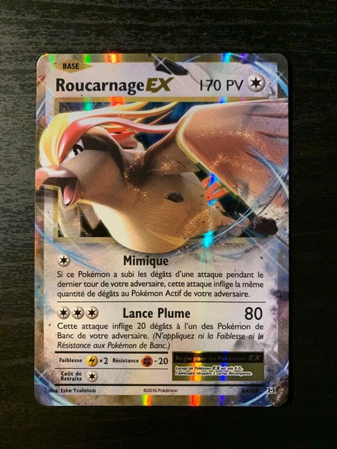 Carte Pokémon : Roucarnage EX 64/108 XY Evolution Française