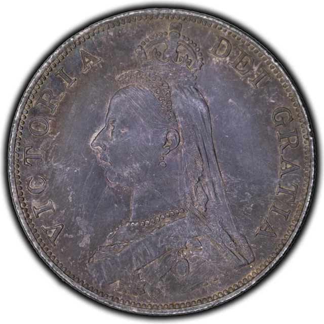 Great Britain 1887 2 Florin Silver Coin KM #763 - Choice Uncirculated