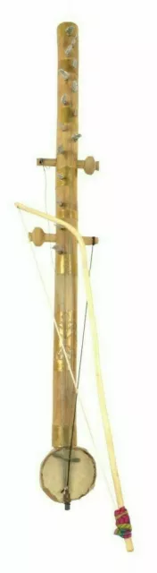 Folk Violon Rajasthan Sarangi Ravanhatta Musical Corde Instrument Ravanahatha