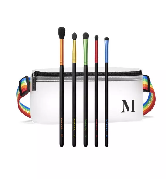 Morphe PRIDE 6-PIECE EYE BRUSH SET $50 USD Value - Direct From USA 🚨sale🚨