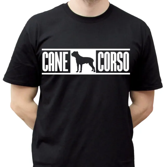 Cane Corso black t shirt dog top tee design - mens womens kids sizes