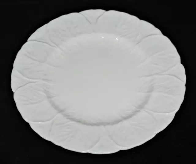 Coalport COUNTRYWARE, White Embossed Leaves Blue Backstamp Salad Plate, 8"