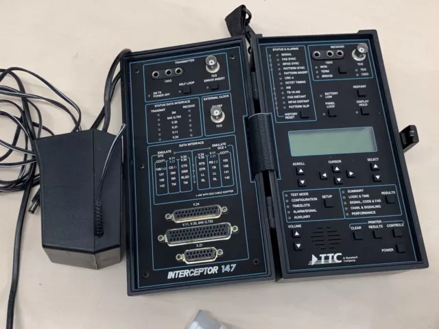 TTC Interceptor 147 Communications Analyzer / Tester (No Output on Screen)