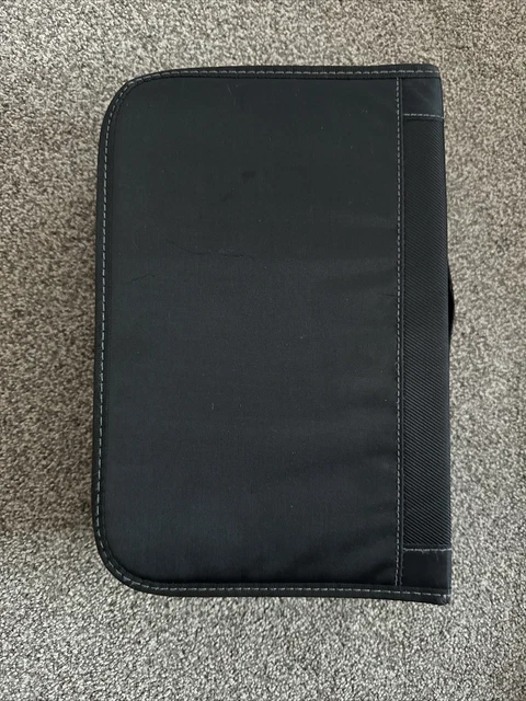 Case Logic CDW-92 CD Wallet - Holds 92 Discs or 46 With Notes - Nylon (Black) 2