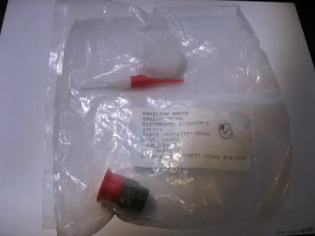 MS27473E10B98S Military Connector Factory Sealed Kit w Pins Tool - NOS Qty 1