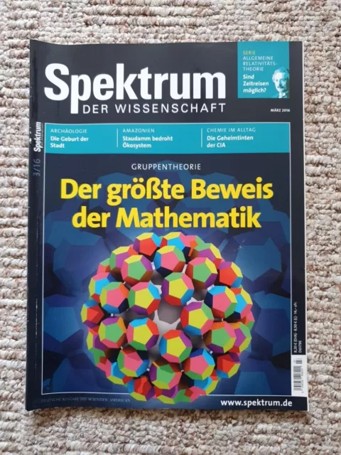 Spektrum der Wissenschaft Zeitschrift Ausgabe 3/ 2016