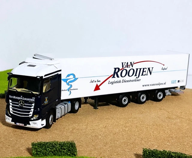 1:50 CONRAD 40140/0 MERCEDES ACTROS + RIMORCHIO TELESCOPICO GOLDHOFFER