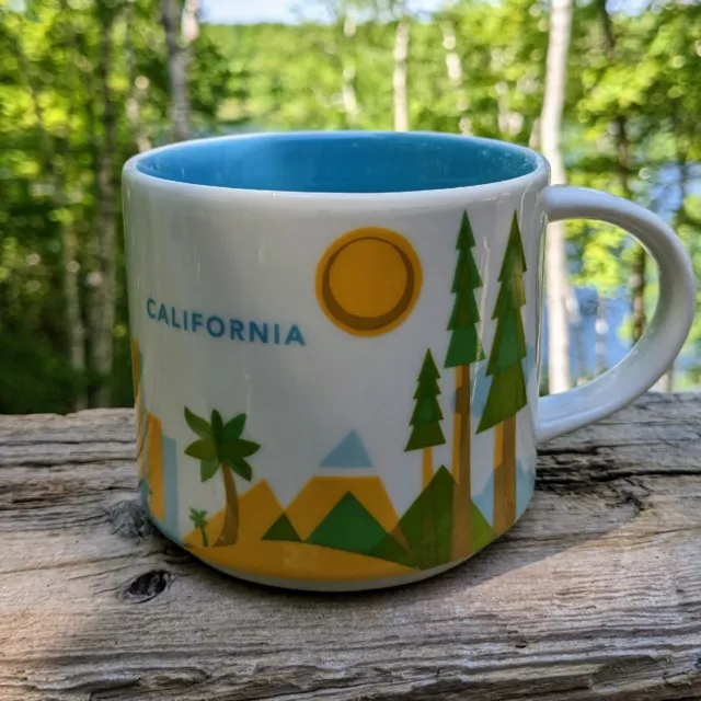 Starbucks Coffee Mug You Are Here CALIFORNIA 2015 Collectors Series 14oz Cup