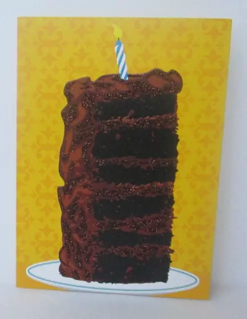 AVANTI CAKE SLICE BIRTHDAY GREETING CARD New w/ Envelope CF12