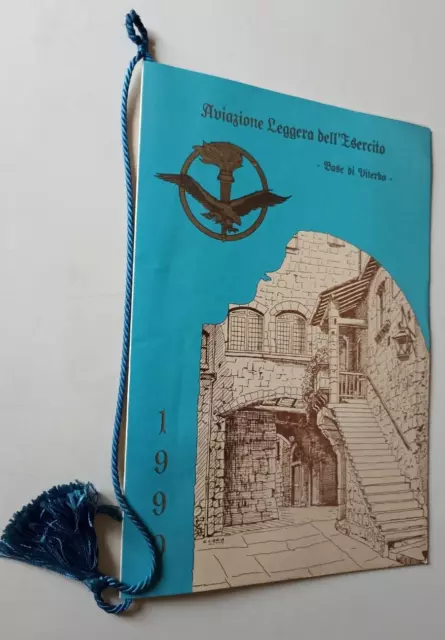 B365 Calendario Aviazione Leggera Dell'esercito Viterbo 1990 Con Cordoncino