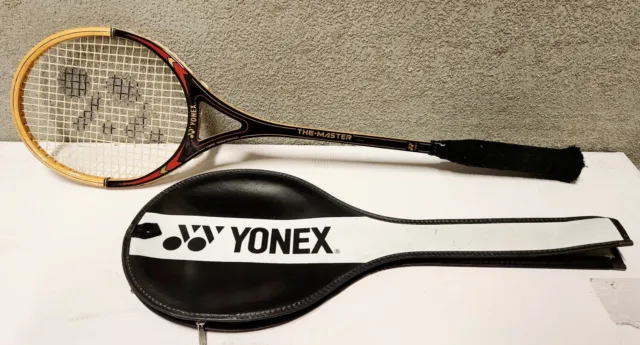 YONEX vintage wooden The Master SQ4000 squash racket - Maple Bamboo Japan