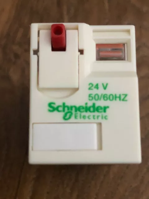 Schneider Miniature plug-in relay, 10 A, 3 CO, 24 V AC RXM3AB1B7, 1 piece