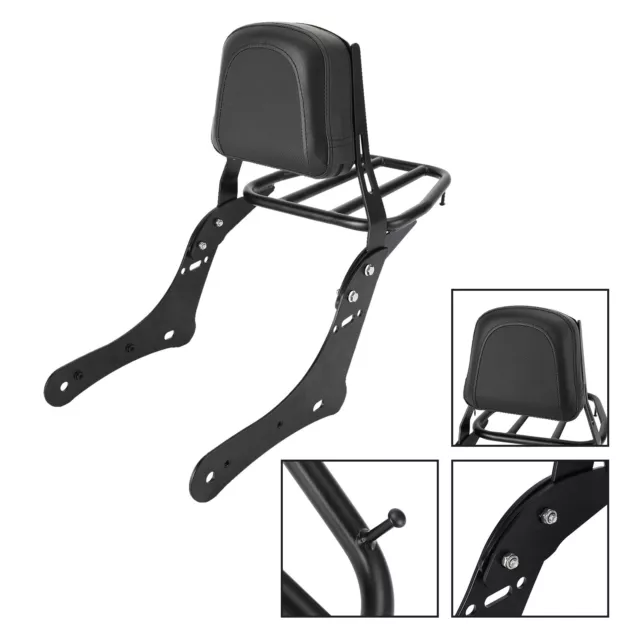 Sissy Bar mit Rückenlehne Gepäckträger Für Kawasaki Vulcan S 650 VN650 15-20 H