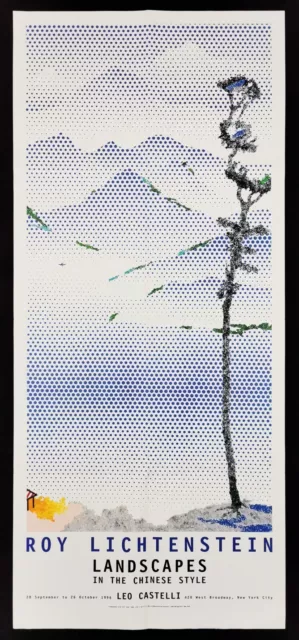 ROY LICHTENSTEIN LANDSCAPES IN THE CHINESE STYLE LEO CASTELLI poster Pop Art G25