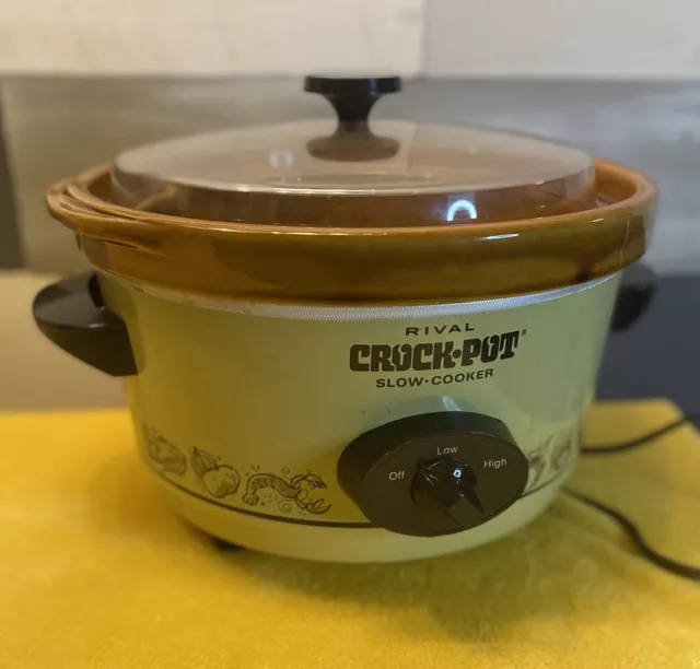 Vintage Rival Slow Cooker Crock-Pot Model 3351 5 Qt Base Only