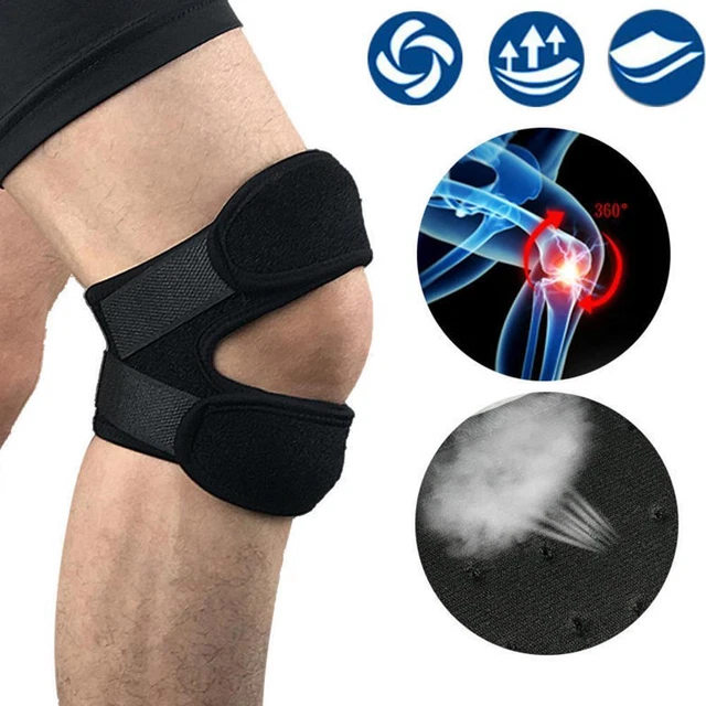 Soporte de rodilla ajustable correas de rótula soporte protector de neopreno sujetador deportivo X5F7