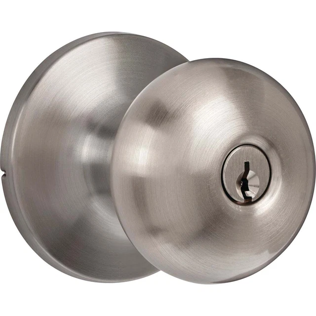 Steel Pro Brushed Nickel Entry Door Knob TFX200B Pack of 24 Steel Pro 5287BN-ET