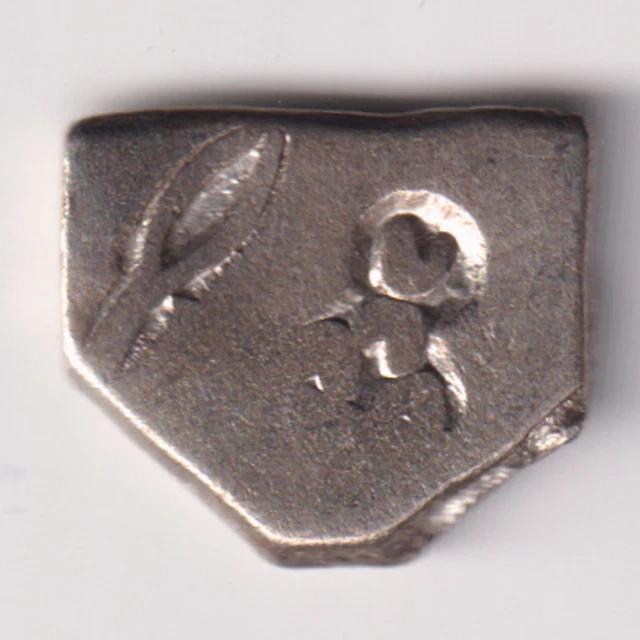 Ancient India Mauryan Punchmark Magadha Janapada (600Bc) Rare Silver Coin
