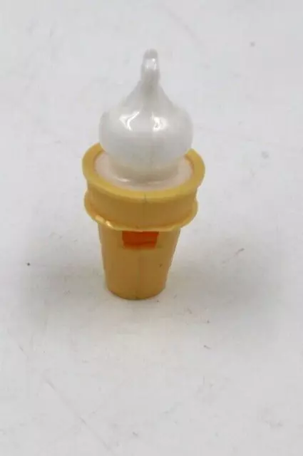 VTG 1960s Plastic Dairy Queen Soft Ice Cream Cone Whistle Toy Advertising 2 1/4”