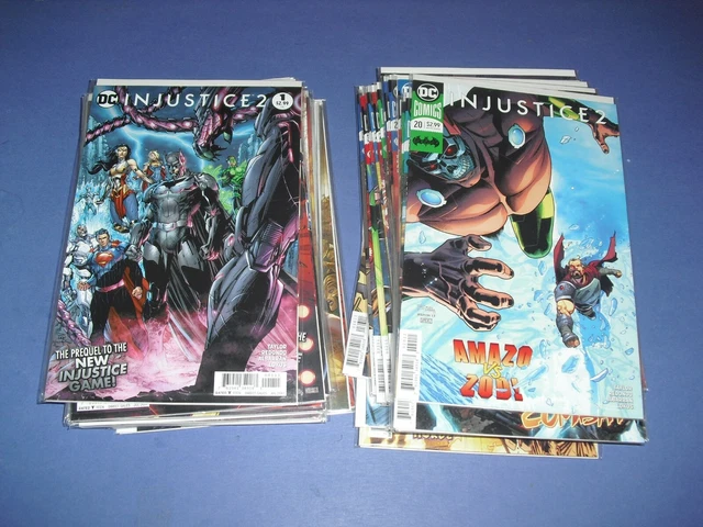 Injustice 2 1-7 + 11-36 & Annual 1 2 VF/NM 2017! DC near complete set 1st print