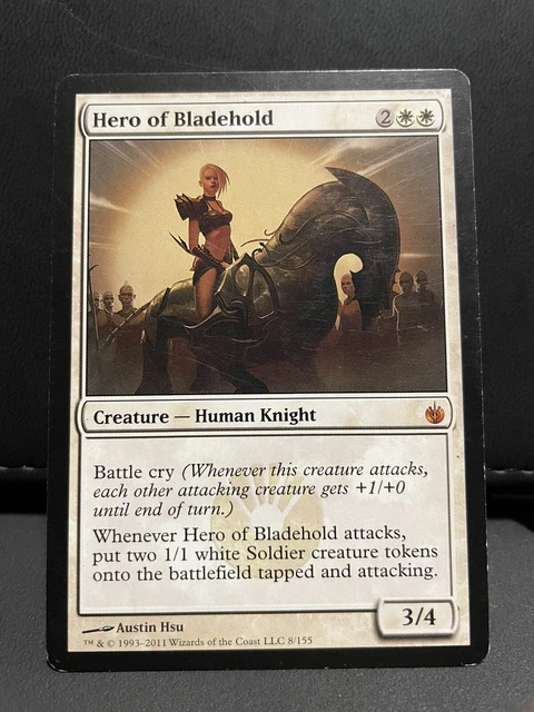 MtG Hero of Bladehold Mirrodin Besieged x1 MP Magic The Gathering Commander