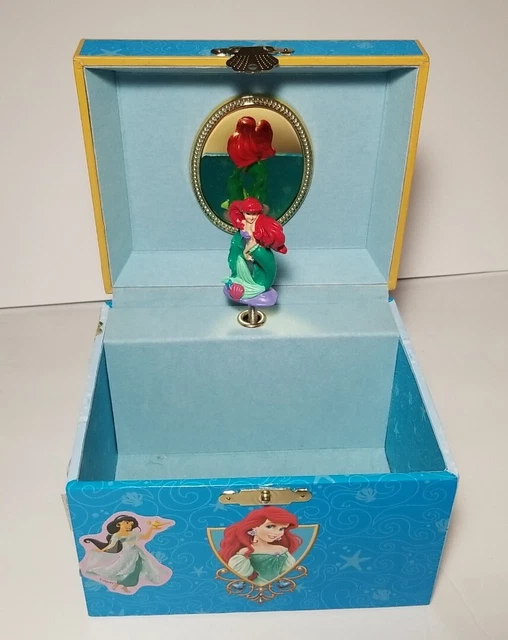 VTG DISNEY 1988 Ariel Little Mermaid Jewelry Box Music Under The Sea