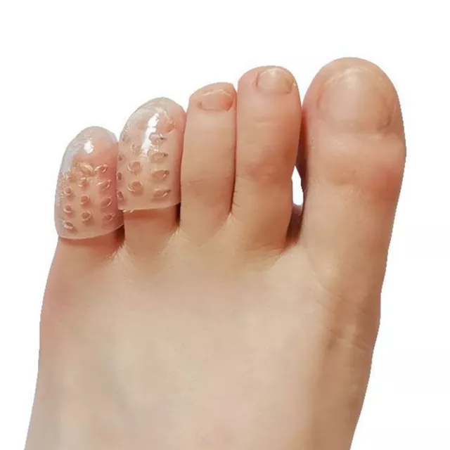 10pcs Little Toe Protector Protective Soft Clear Silikon Zehenschutz GD2