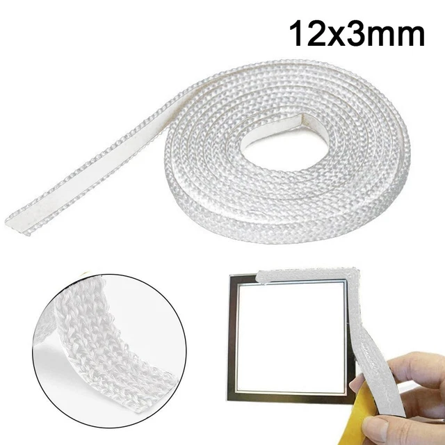 Sello autoadhesivo blanco 1 pieza compactación puerta horno cuerda plana exquisito
