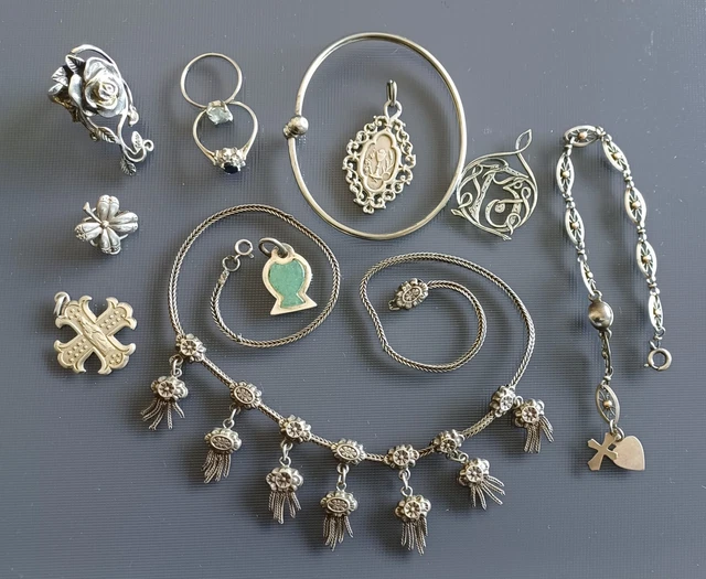 Bijou Cheveux Lot De 220 Bijoux De Cheveux Argentés Pour Tresses, Bijoux Pour Bijoux Cheveux Tresse