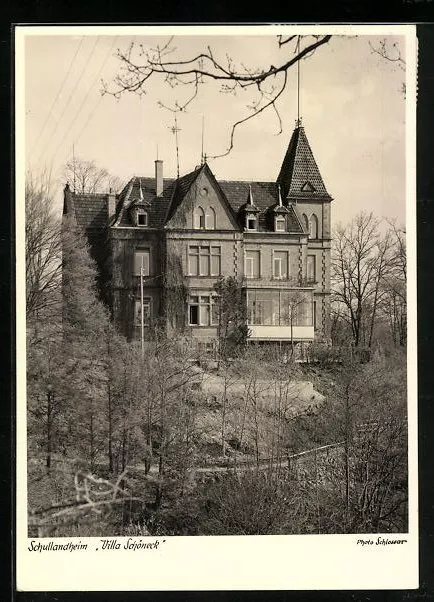 Kirchberg /Jagst, Schullandheim Villa Schöneck, Ansichtskarte 1955