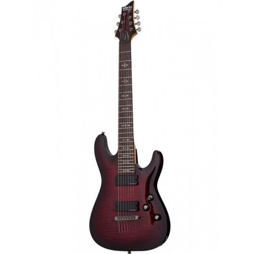 Schecter - Demon 7 Crimson Red Burst