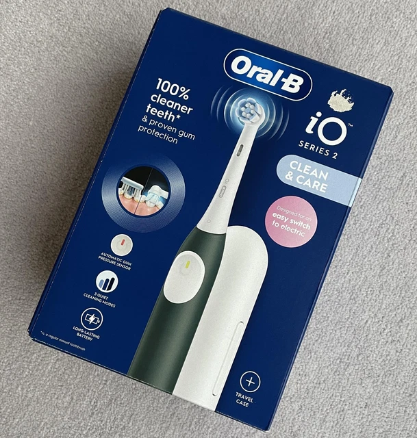 ORAL-B IO SERIES 2 Black Rechargeable Toothbrush - 3 Cleaning Modes ...