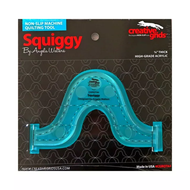 Creative Grids Non-Slip Machine Quilting Tool - Squiggy By Angela Walters