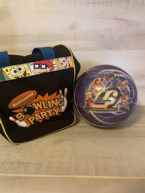Nickelodeon Rocket Power Brunswick Youth Bowling & Ball Carry Bag 8 Pounds 2002