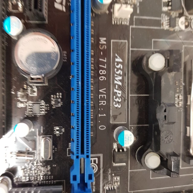 MSI A55M-P33 SOCKET FM1 Motherboard with AMD A6-3670 Quad Core CPU & I ...