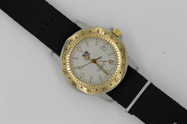 gold tag heuer mens watch