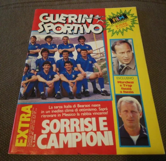 Guerin Sportivo Extra 1986 Maggio N°19 Film Del Campionato