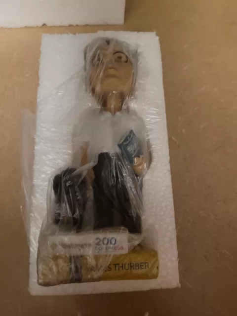 James Thurber & Dog Bobblehead Columbus 2012 Bicentennial James Thurber RARE NIB