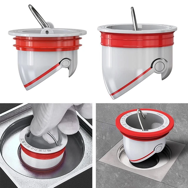 Drainer One Way Valve Sewer Strainer Plug Drain Cover Anti Odor Floor Drain