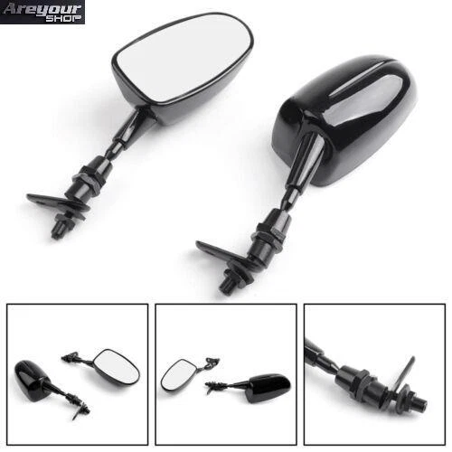 Mirrors For Honda CBR 600 1000 RR Kawasaki Ninja 636/ZX6R/ZX6RR Yamaha R6 Y3