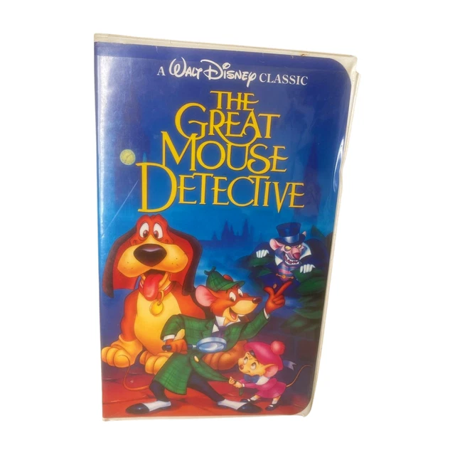 DISNEY - THE Great Mouse Detective (VHS, 1992) Black Diamond Edition ...