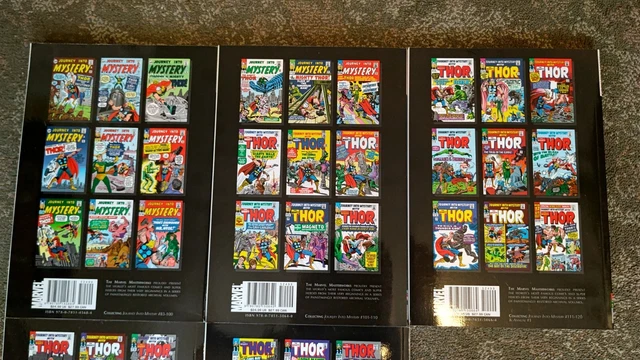 Marvel Masterworks Mighty Thor 1-5 Complete Lot TPB Near Mint 3