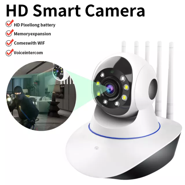 IP Camera Baby Monitor Wifi Night Smart Home Wireless Security CCTV Cam 1080P HD