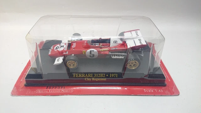 Modèle Réduit Ferrari 312B2 Clay Regazzoni 1971 - Échelle 1/43 - Marque IXO - Occasion