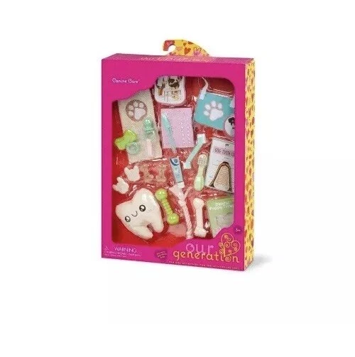 OUR GENERATION DOG / Canine Care Dentist Set 19Piece Pet Dental