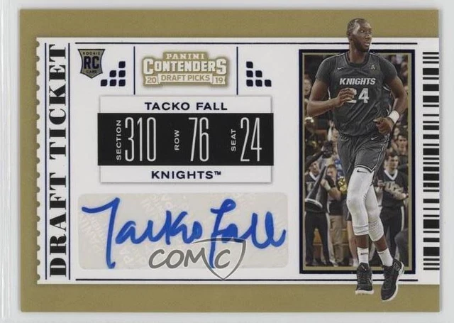 2019 Panini Contenders Draft Picks College Ticket Tacko Fall #118 Rookie Auto RC