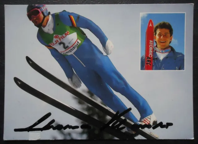 2943 Thomas Klauser Skispringen Autogrammkarte original signiert