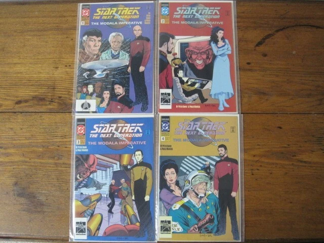 Star Trek The Next Generation The Modala Imperative #1-4 Complete ~1991 Dc Vf/Nm