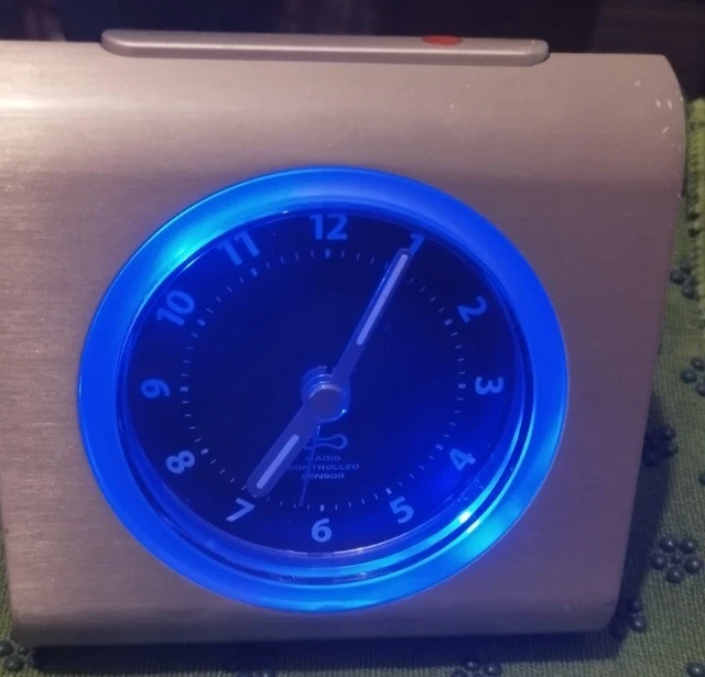 TCM TCHIBO GERMAN Radio Controlled Clock with sensor. £12.99 - PicClick UK