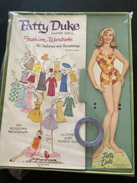 Vintage Original 1965 Patty Duke Paper Dolls United Artists BOX MINT UNCUT RARE